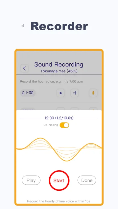 Screenshot di Hourly Chime-Reminder & Widget
