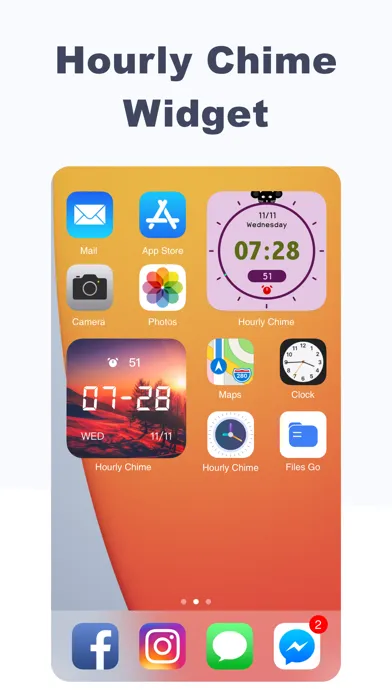 Screenshot di Hourly Chime-Reminder & Widget