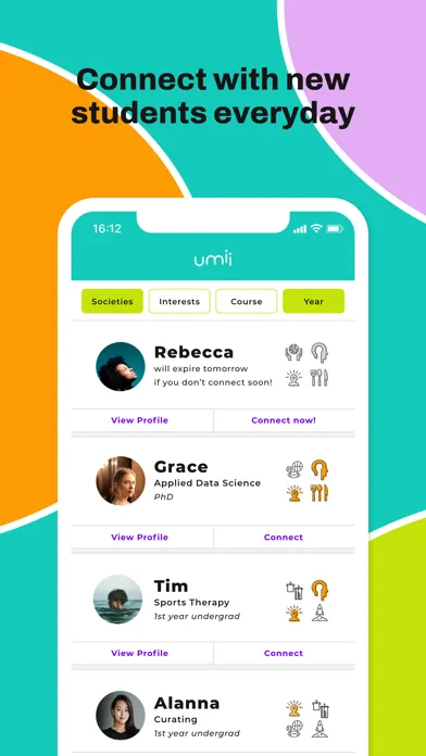 Скриншоты Umii - Meet Other Students