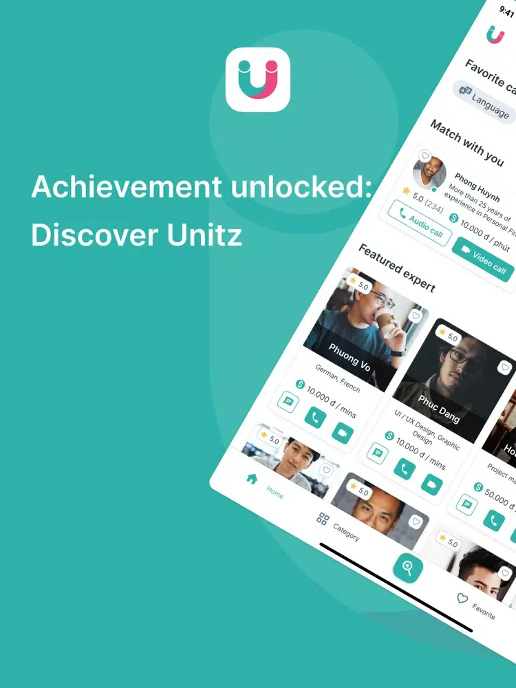 Unitz App iPad  Screenshots