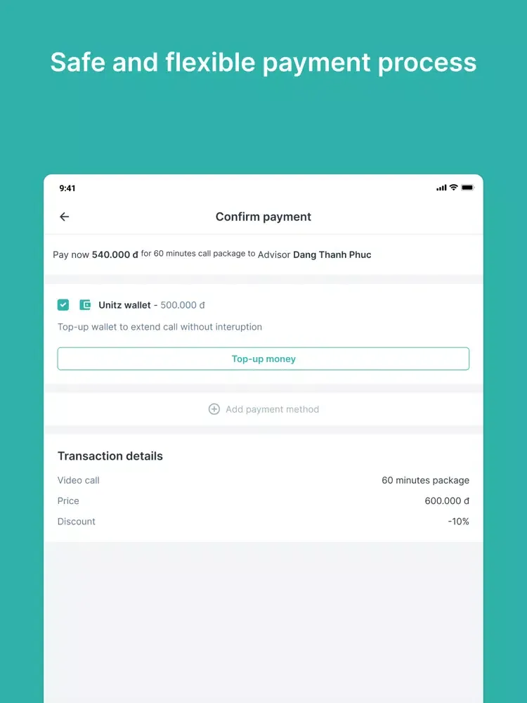 Unitz App iPad  Screenshots