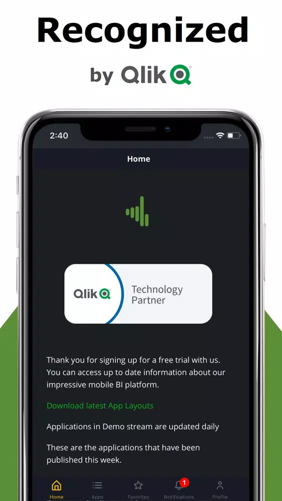 Capturas de pantalla de UponBI for Qlik Sense