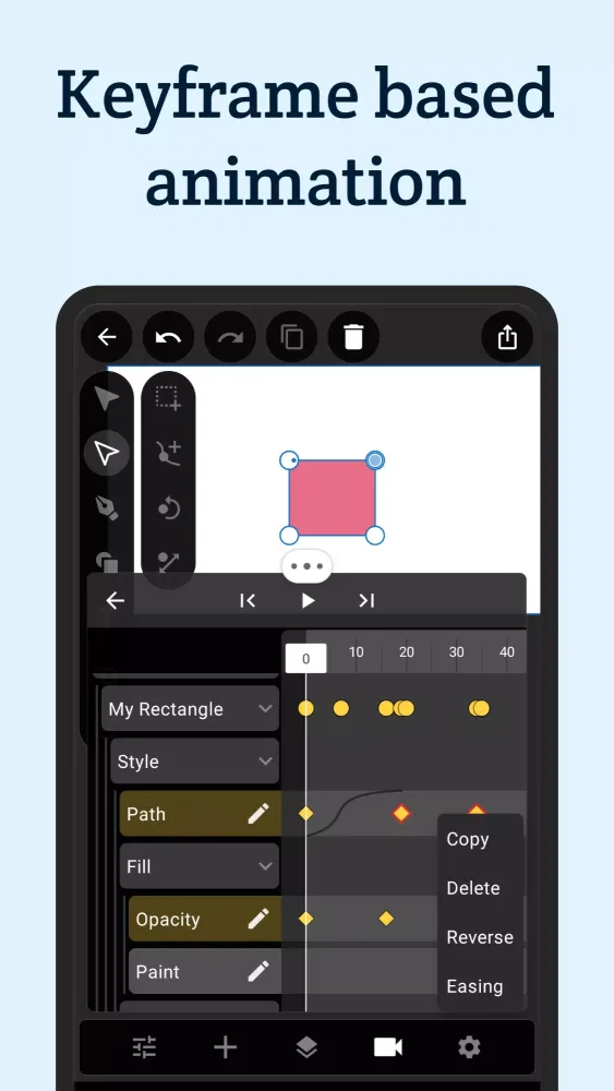 Tangkapan layar VectorMotion