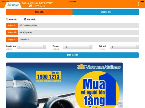 صور Đại lý vé máy bay ÉN VIỆT iPad 