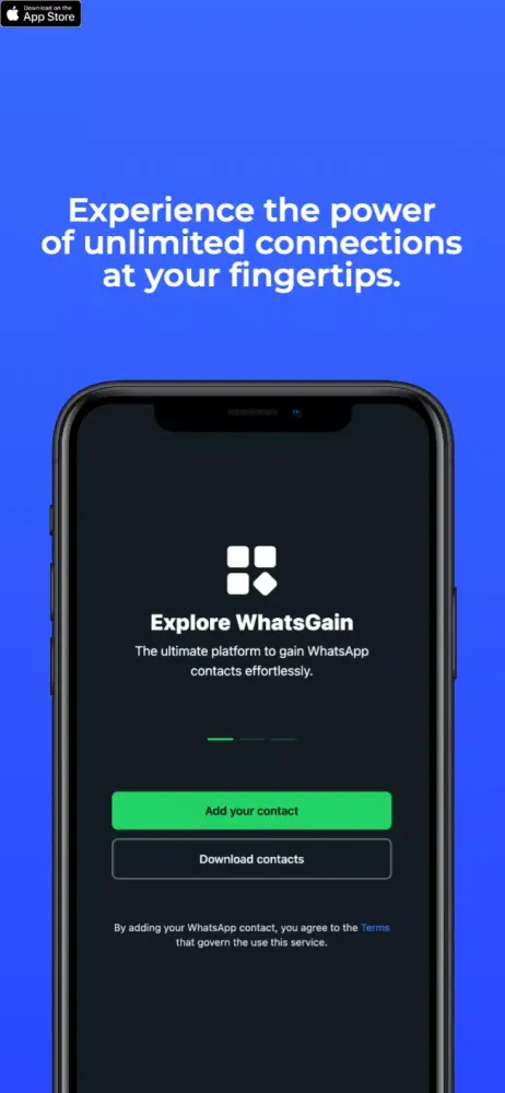 Captures d'écran de WhatsGain
