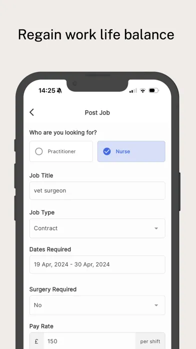 VetWork Pro Screenshots
