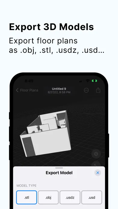 Floorplans.app: Room Scanning স্ক্রিনশট