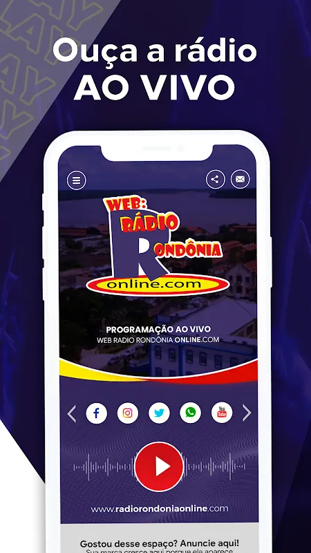 Rádio Rondônia Online سکرین شاٹس