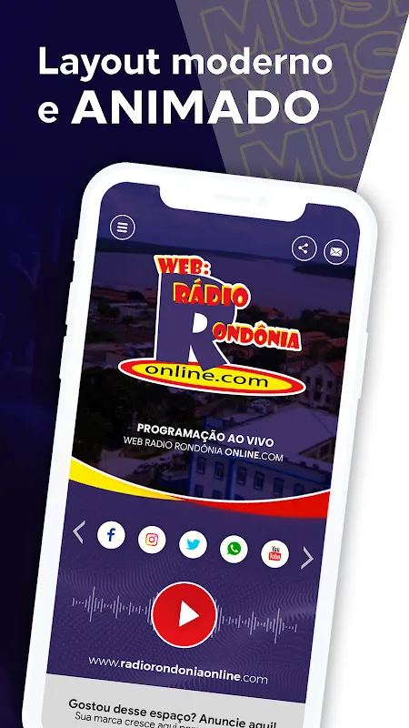 Rádio Rondônia Online سکرین شاٹس