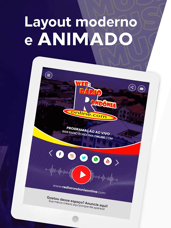 Rádio Rondônia Online سکرین شاٹس