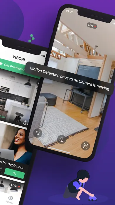 Capturas de pantalla de Home Security Camera - Visory