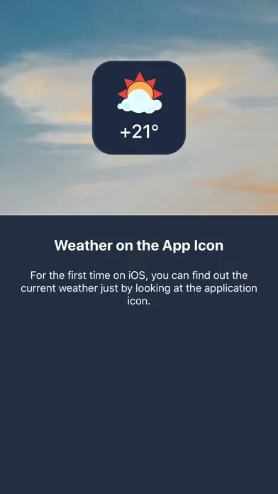 Скриншоты Weather on Icon