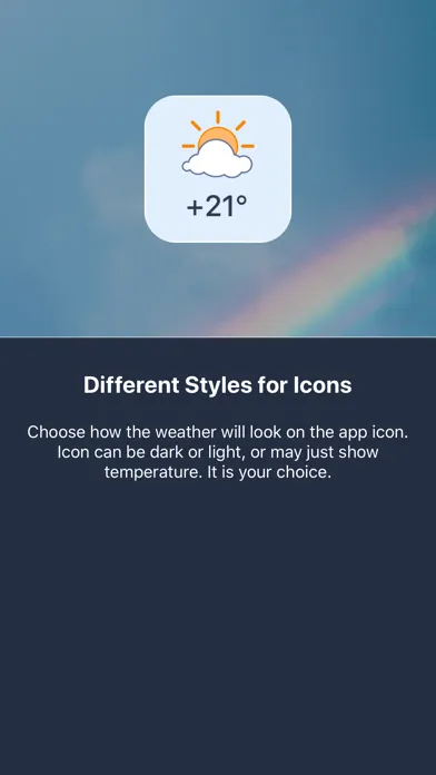 Скриншоты Weather on Icon