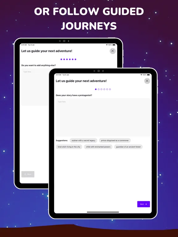 تصاویر Inkspell: Create Sleep Stories iPad 