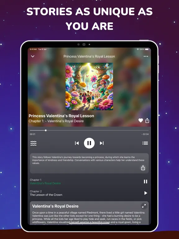 تصاویر Inkspell: Create Sleep Stories iPad 