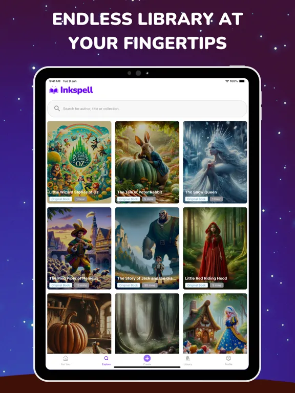 تصاویر Inkspell: Create Sleep Stories iPad 