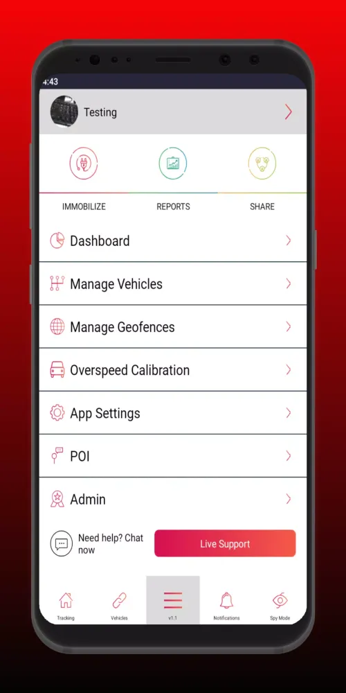 Ảnh chụp màn hình của VNP Tracking