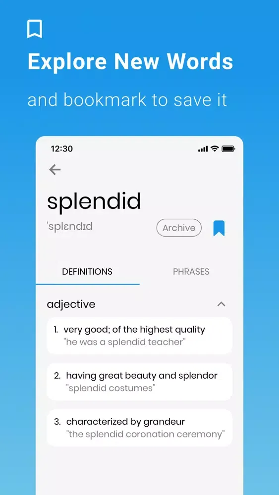 Vocabular - Pocket Dictionary應用截圖