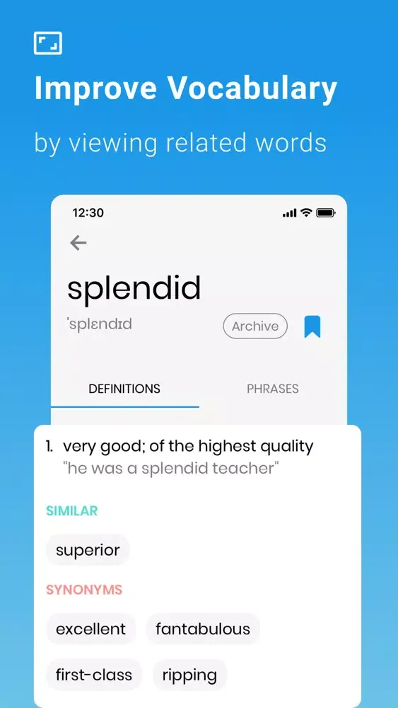 Vocabular - Pocket Dictionary應用截圖