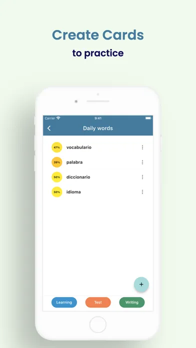 Vocabulario: Flashcard Builder স্ক্রিনশট