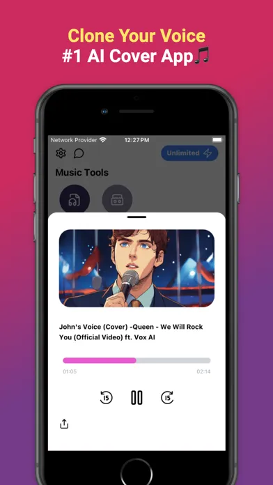 Vox AI Music & Song Generator سکرین شاٹس