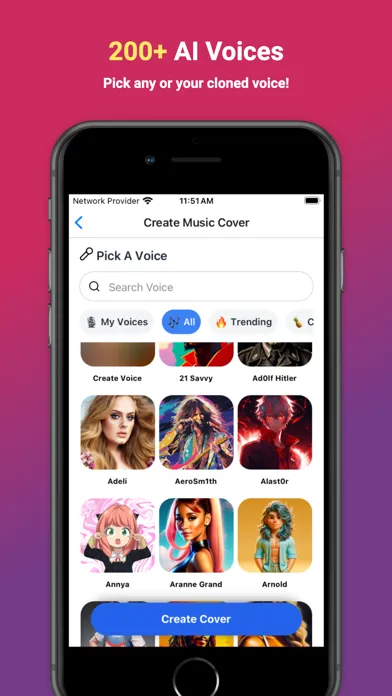 Vox AI Music & Song Generator سکرین شاٹس