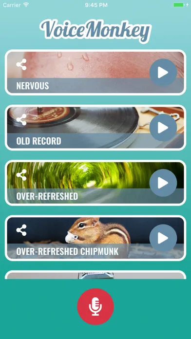 Zrzuty ekranu VoiceMonkey - Voice Changer