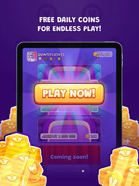 VORTEX Poker: Texas Holdem iPad  Screenshots