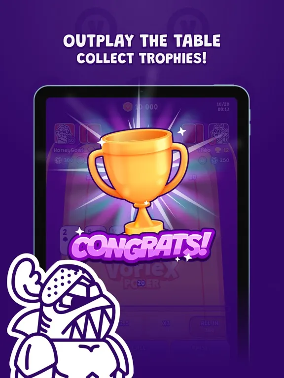 VORTEX Poker: Texas Holdem iPad  Screenshots