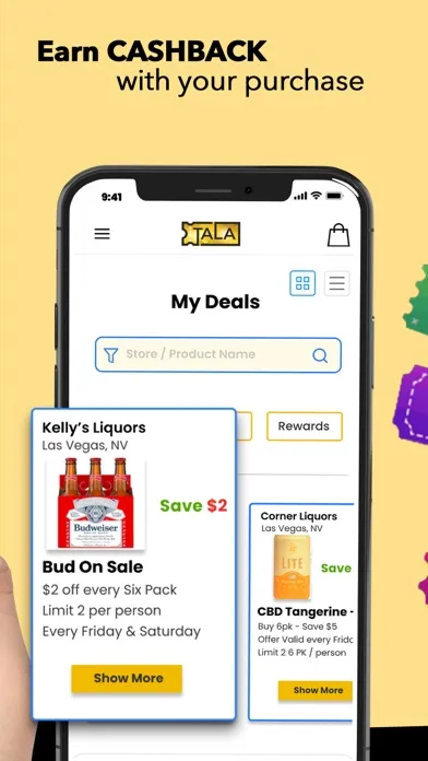 TALA Coupon Groceries & CBD 스크린샷