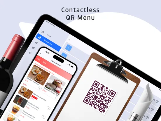 Capturas de tela do vOrder - QR Ordering & POS iPad 