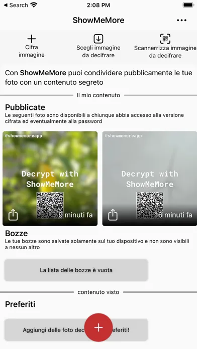 Captures d'écran de ShowMeMore App