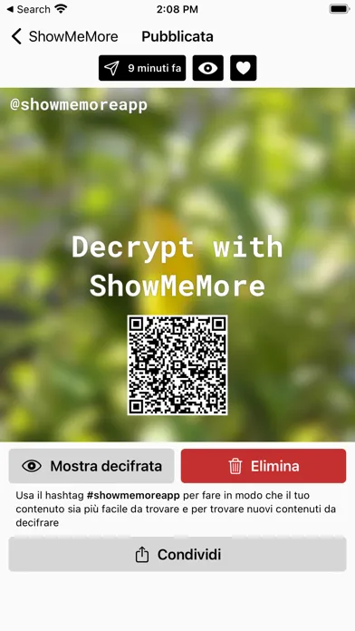 Captures d'écran de ShowMeMore App