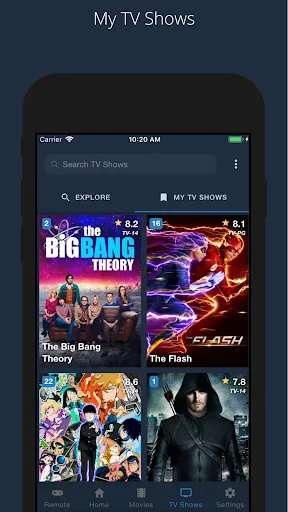Tangkapan layar wako - TV & Movie Tracker