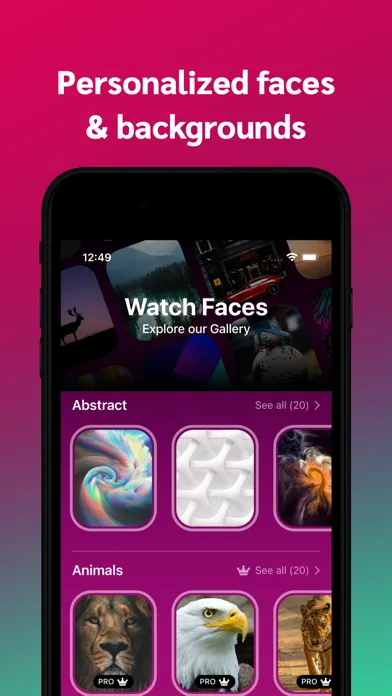 Watchly Faces Gallery & Widget应用截图