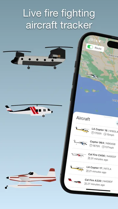 Waterbomber Wildfire Tracker应用截图