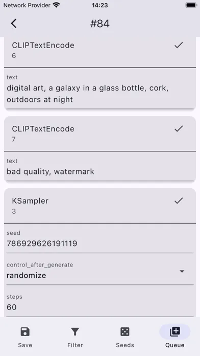 Zrzuty ekranu Comfy Remote