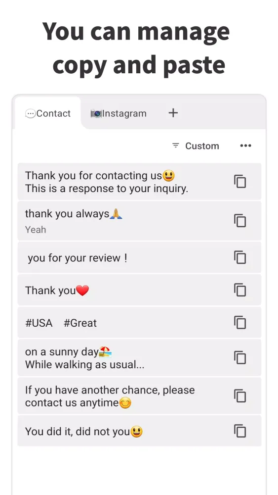 صور Copipe - Quick copy and paste