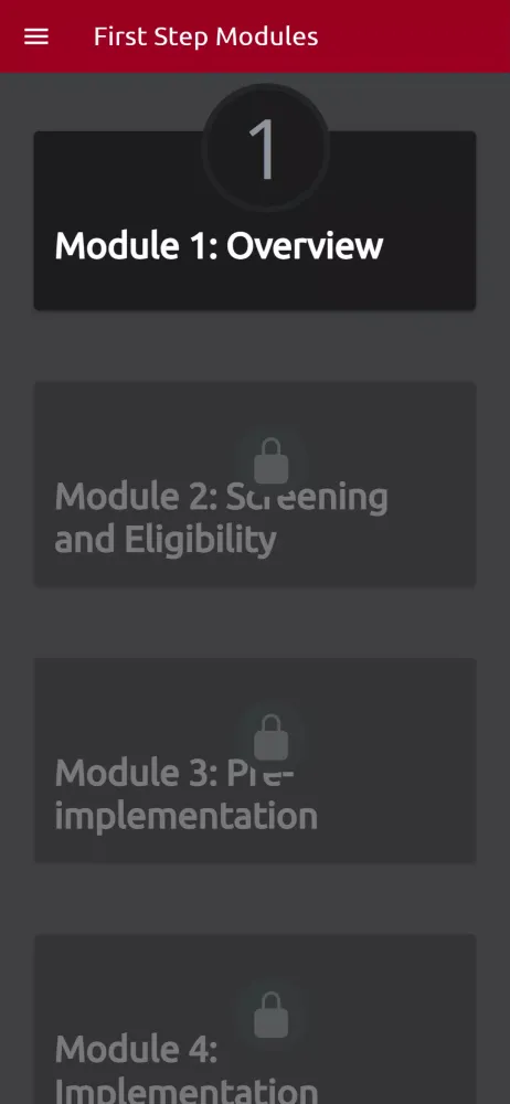 First Step Screenshots