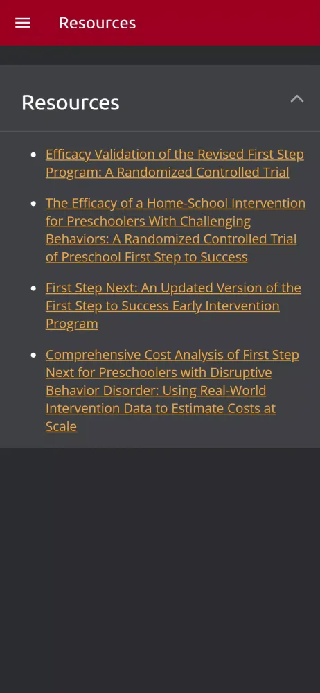 First Step Screenshots