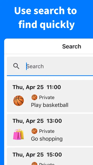 Timeline - Hourly schedule应用截图
