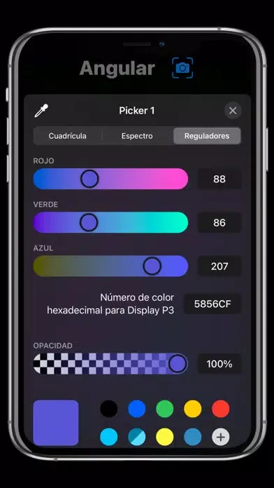 Hex Picker سکرین شاٹس