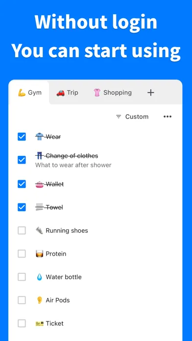 PrepList - Prepare & Remember Screenshots