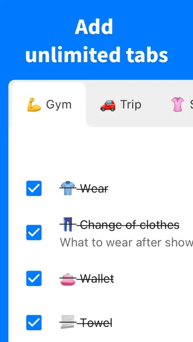 PrepList - Prepare & Remember Screenshots