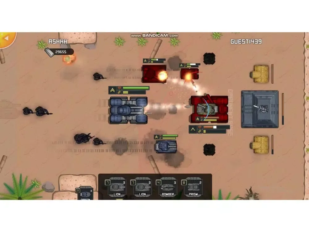 Capturas de tela do 123Games: Battle of Tanks iPad 