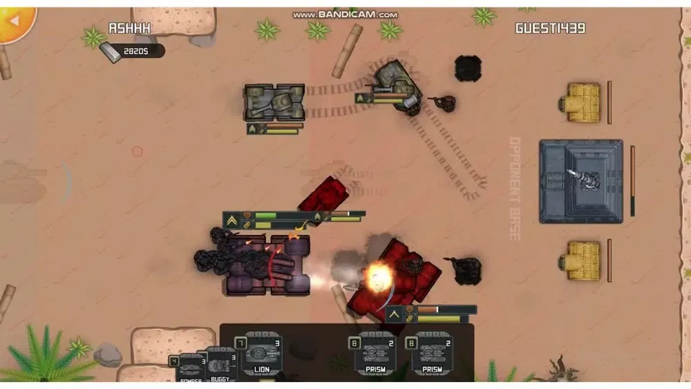 Capturas de tela do 123Games: Battle of Tanks