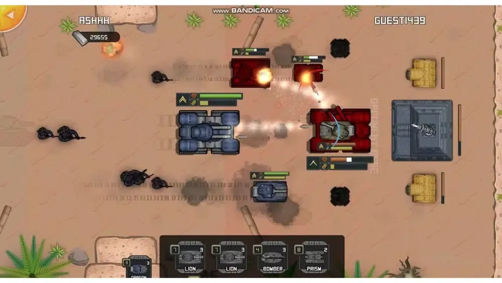 Capturas de tela do 123Games: Battle of Tanks