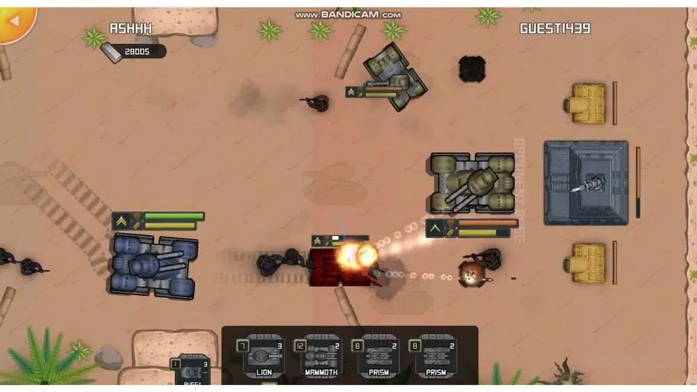 Capturas de tela do 123Games: Battle of Tanks