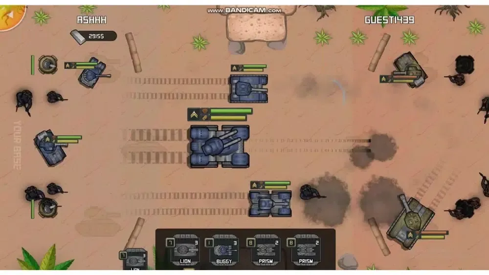 Capturas de tela do 123Games: Battle of Tanks