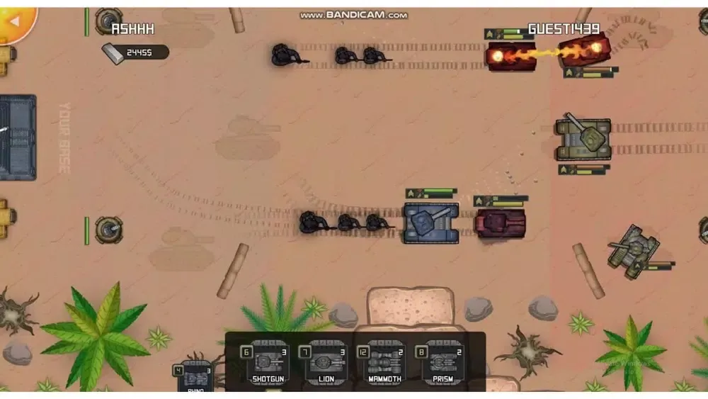 Capturas de tela do 123Games: Battle of Tanks
